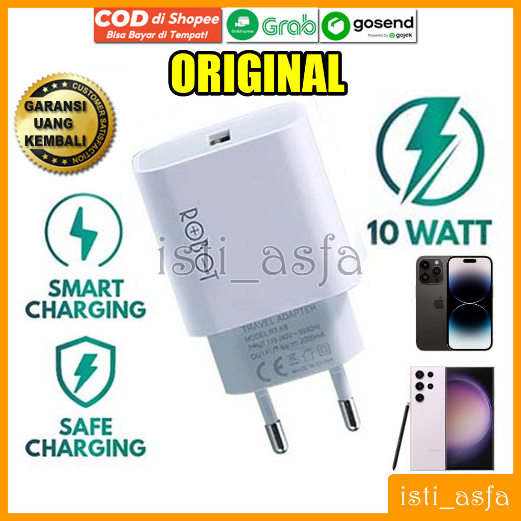 Adaptor Fast Charger Original 100% Untuk HP HUAWEI P50 P40 P30 NOVA Y61 MATE 10 20 30 40 50 MATEPAD 