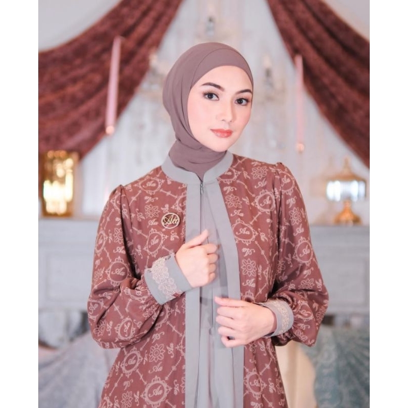 Gamis Aden Hijab Terbaru Kate Dress Reborn KHUSUS DP PO