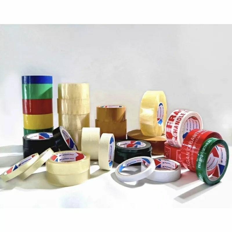 

(Per 1 pcs) Lakban Original Mitran Isolasi Dengan Lem Asli Material Bagus