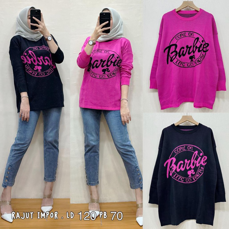 kaos rajut barbi import / kaos import rajut