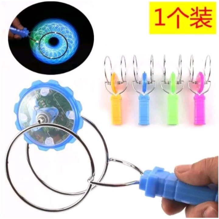 Mainan Gyro led magnet - Gasing Yoyo Magnet LED - Gangsing Magnetik