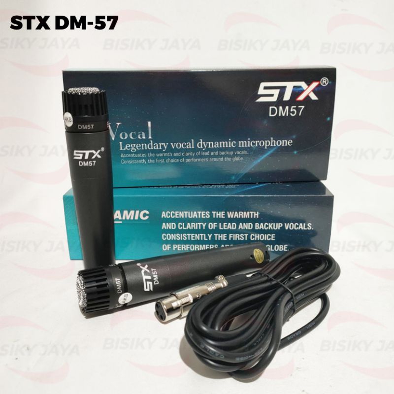 Microphone STX DM57 Mic Kendang STX DM 57 / Mic Instrumen Kendang STX DM57