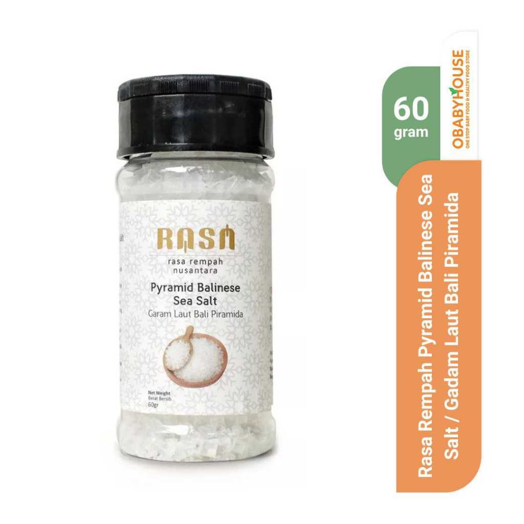 

Rasa Rempah Pyramid Balinese Sea Salt / Garam Laut Bali Piramida 60 gr