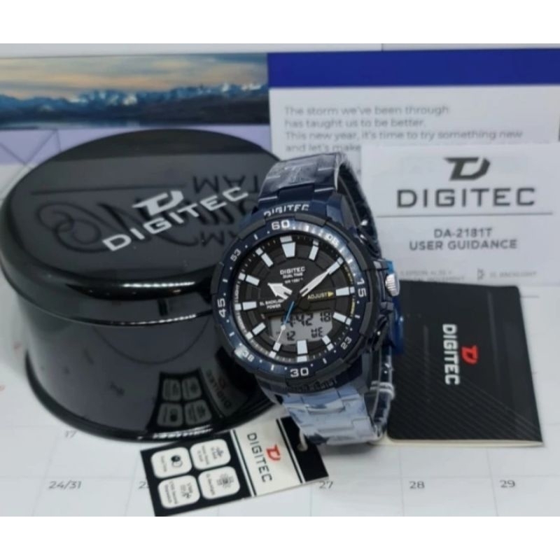 Digitec 2181 Rantai Jam Tangan Pria Original