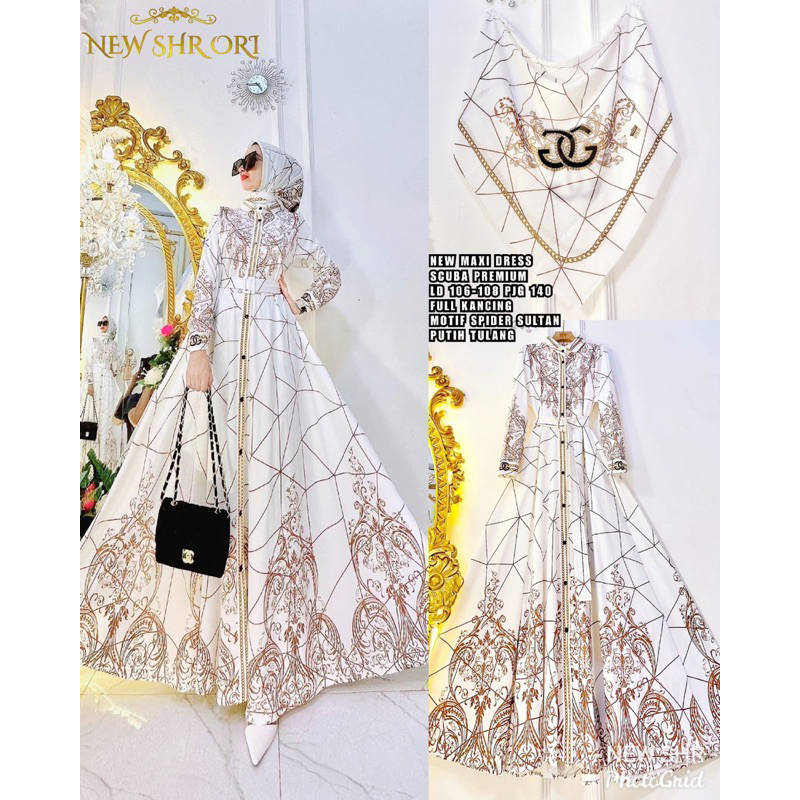 MAXY DRESS PREMIUM // DRESS MUSLIM MEWAH // DRESS PANJANG SULTAN PREMIUM MEWAH ELEGAN // BAJU MUSLIM