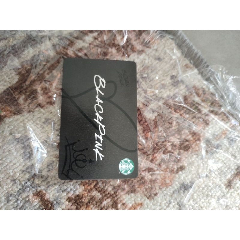 starbucks x blackpink card