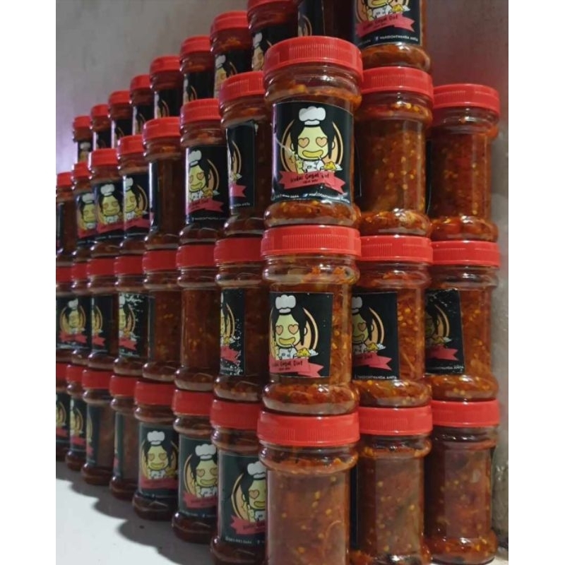 

viral/sambal baby cumi/terlaris/termurah/150ml tanpa pengawet!