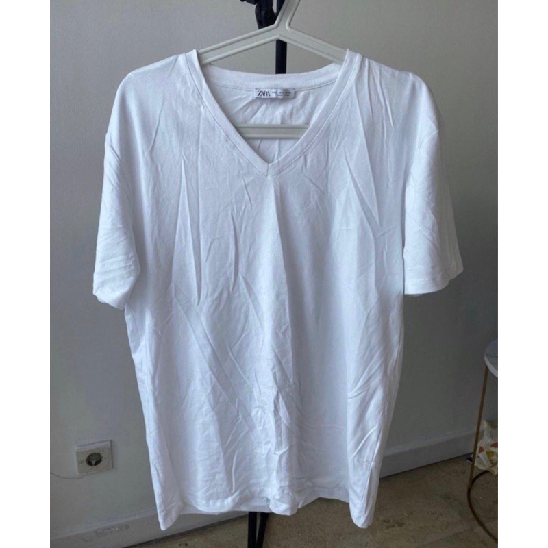 Kaos Putih Polos Zara