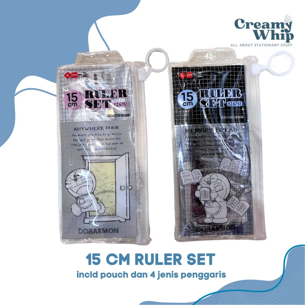 

Dora*mon Ruler Set Stationery Set Penggaris Aneka Set Penggaris pelajaran matematika