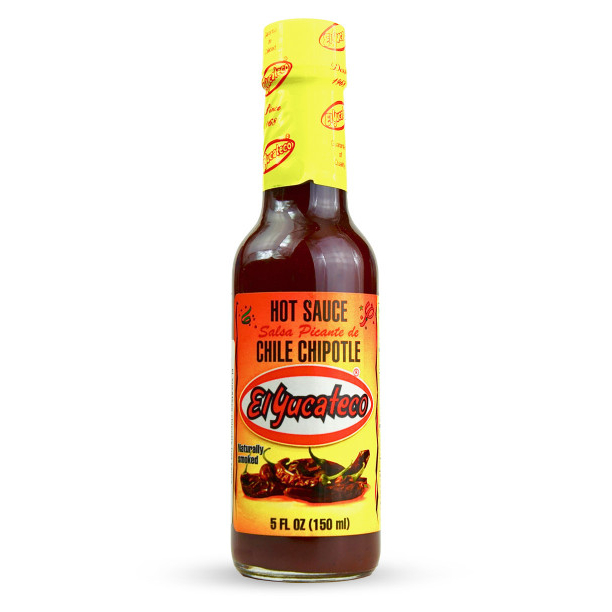 

El Yucateco Chile Chipotle Smoked Chili Hot Sauce Saus Sambal Asap Mexico