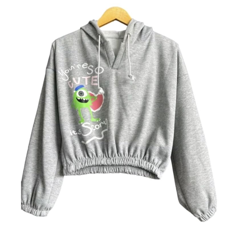 YOU RESSO CUTE SWEATER WANITA CROPE