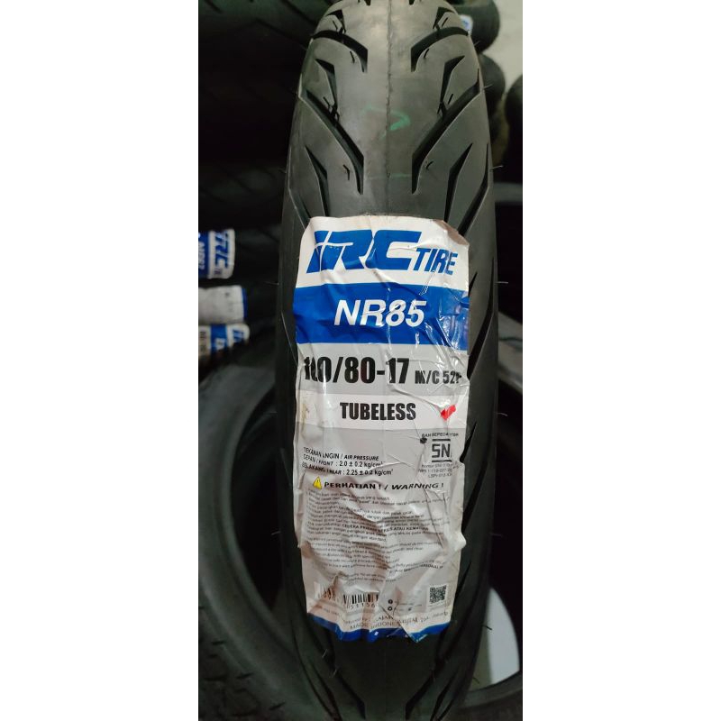 Ban IRC 100/80-17 NR85 tubeless