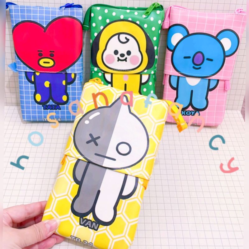 

Kotak Pensil Resleting Bagian Atas BT21/ Tempat Pensil -- SP83