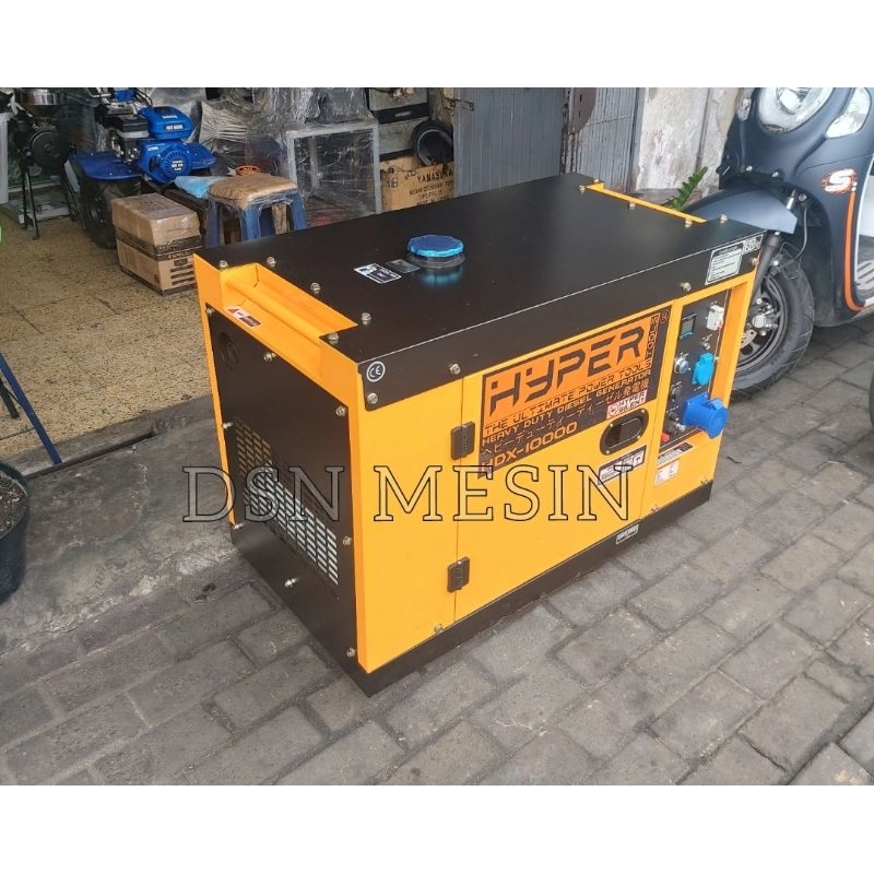 HDX-10000 GENSET GENERATOR LISTRIK SILENT SOLAR 7000 WATT 7KVA HYPER