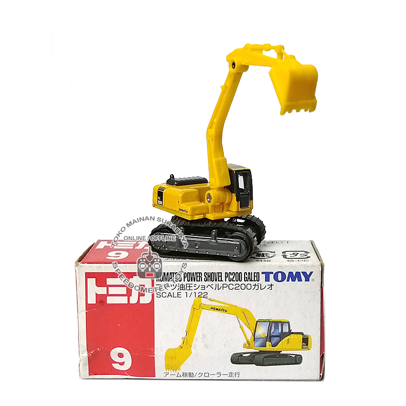 Takara Tomy 9 Komatsu Shovel | Mainan Anak Diecast Alat Berat Pajangan
