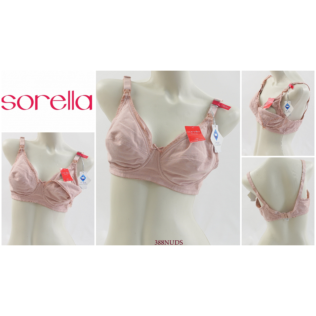 DYA369 Bra nita Nursing Katun Menyusui SORELLA Tanpa Kat Tanpa Busa size 34BC 36BC 38BC 40B Pakaian