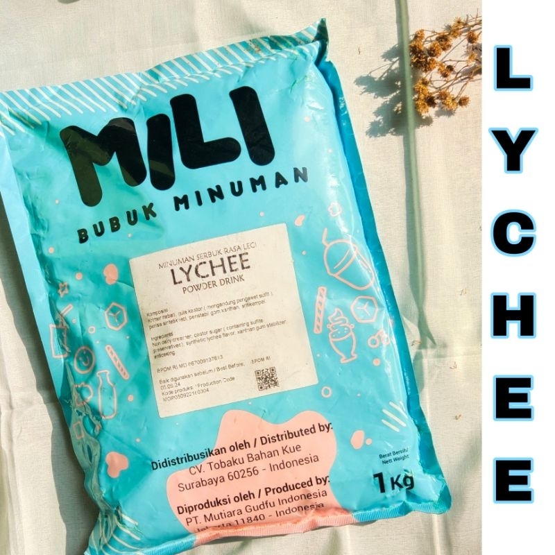 

BUBUK MILI LYCHEE KEMASAN 1 KG / POWDER MILI