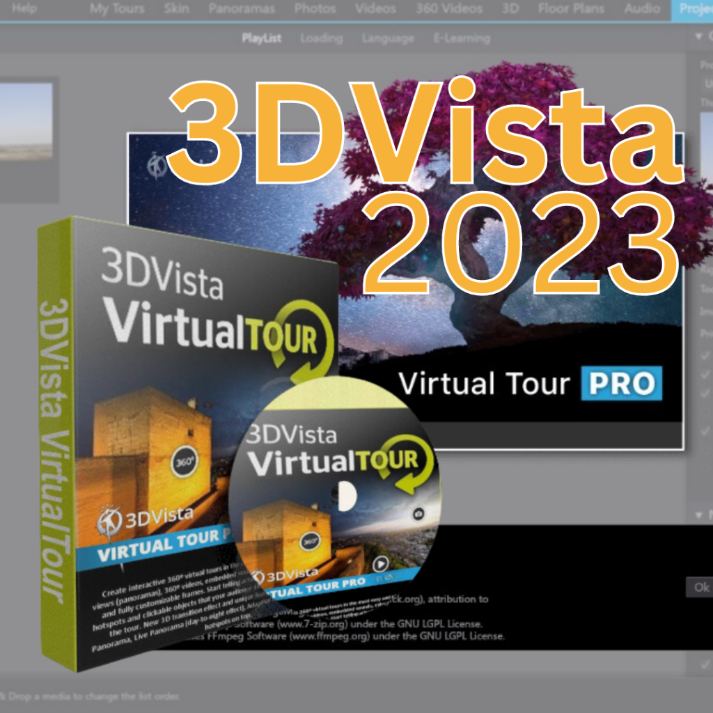 (work)vista tour professional/3Dvista Tour2023 lifetime lisence