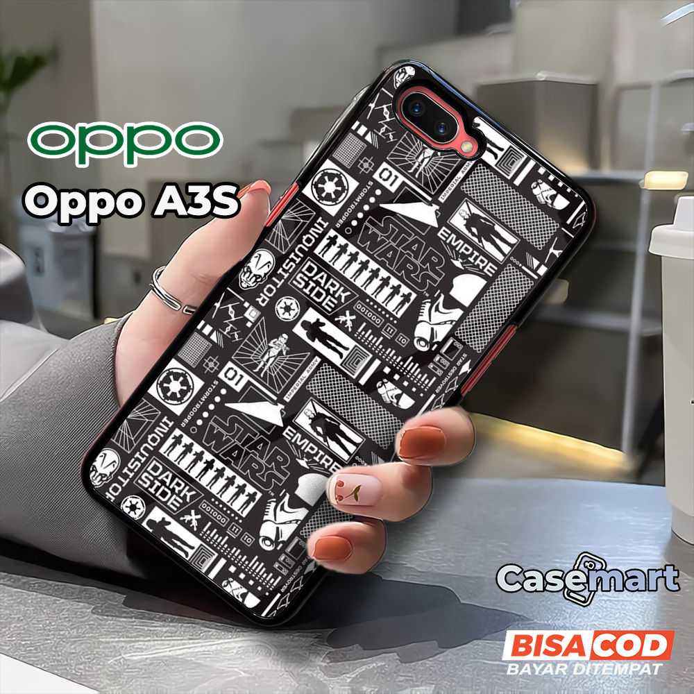 Case OPPO A3S Casing OPPO A3S Casemart [STWR] Case Glossy Case Aesthetic Custom Case Anime Case Hp O