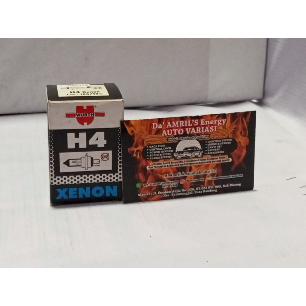 LAMPU MOBIL HALOGEN WURTH H4