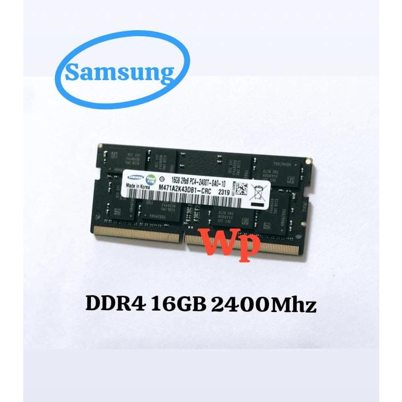 MEMORY RAM LAPTOP SAMSUNG 16GB DDR4 2400 MHz RAM SODIMM