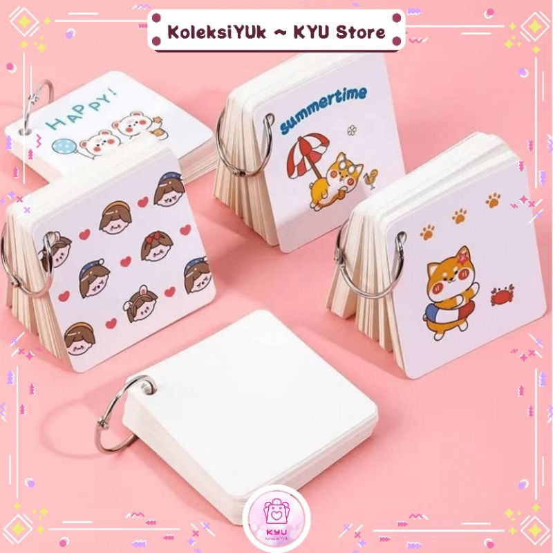 

[KYU A] NOTEBOOK RING MINI BUKU TULIS RING MINI (Isi 80 lembar)