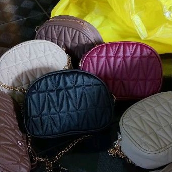 tas wanita slempang oval
