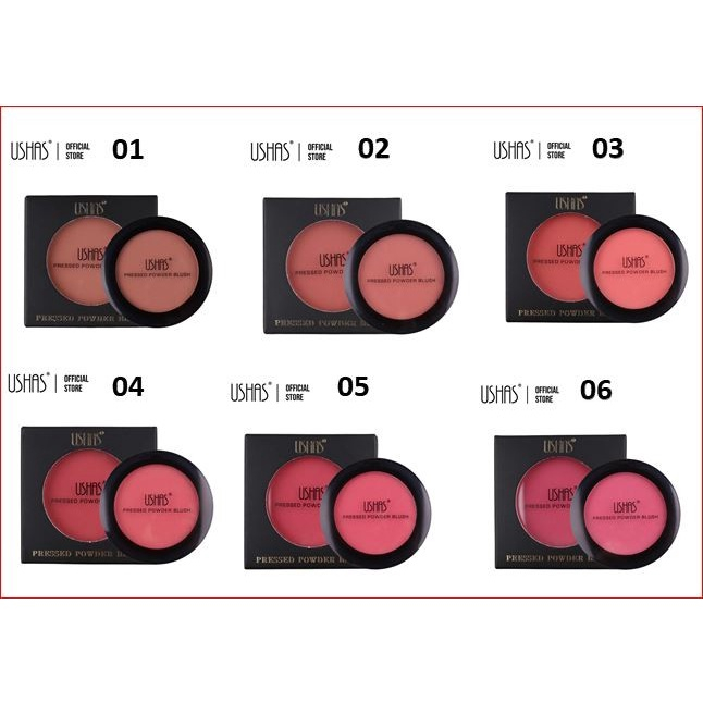 USHAS PRESSED POWDER BLUSH 5GR - BLUSH ON USHAS BPOM ORIGINAL