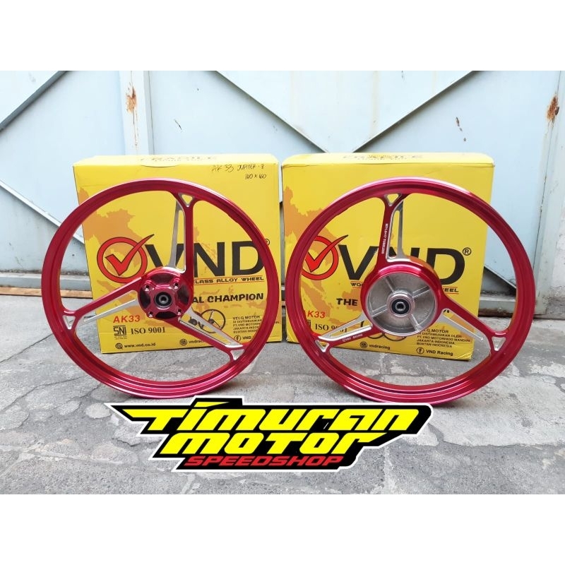 VELG VND AK33 JUPITER Z - FIZR 140 160 MERAH