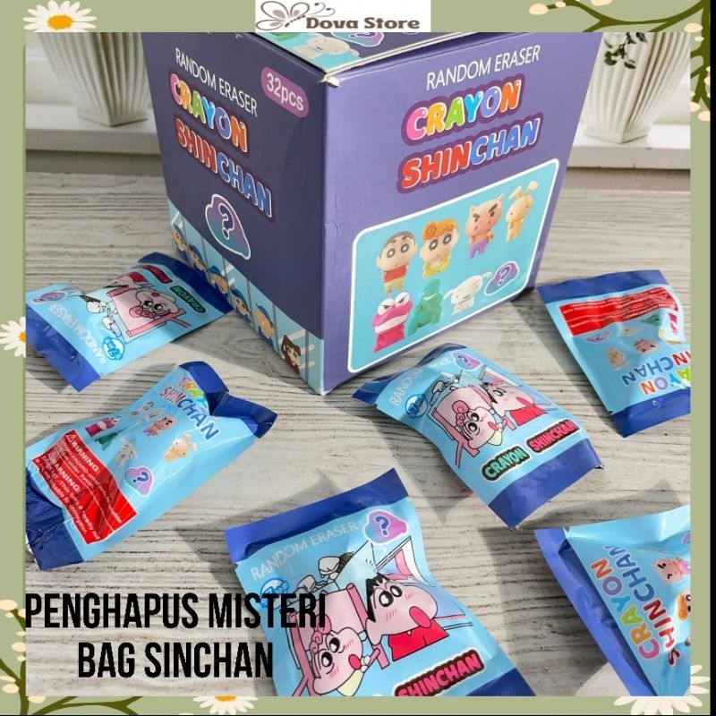 

PENGHAPUS MYSTERY BAG CRAYON SHINCHAN B-1001 KARAKTER RANDOM ERASER