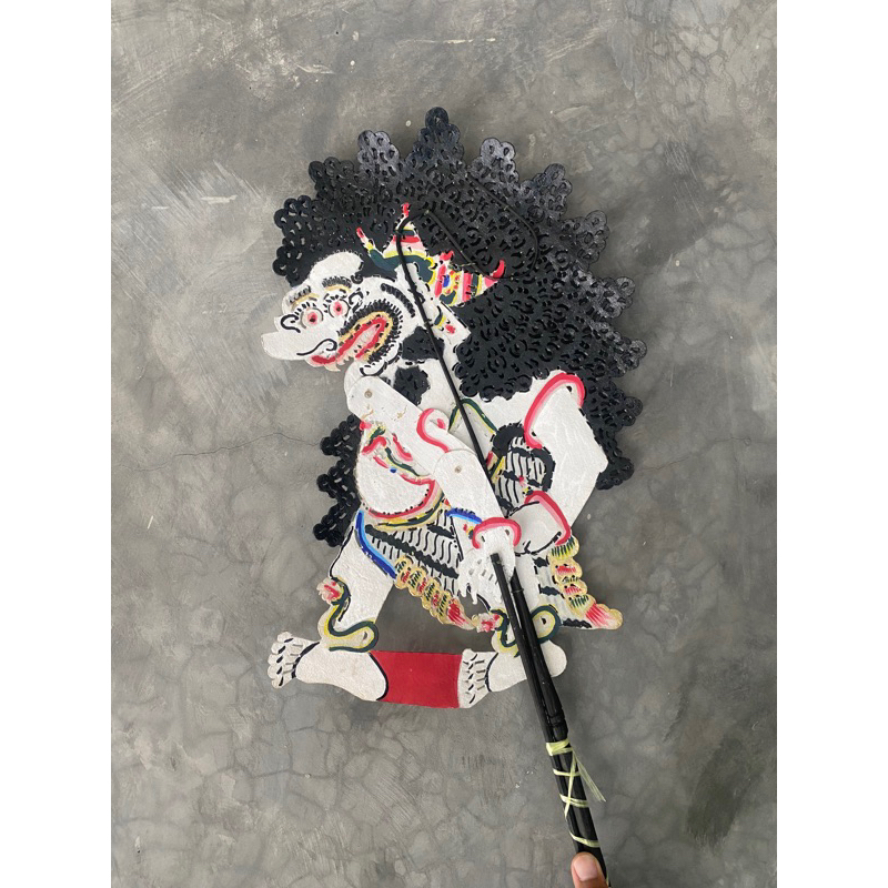 Wayang Kulit Buto Amral Tokoh Raksasa