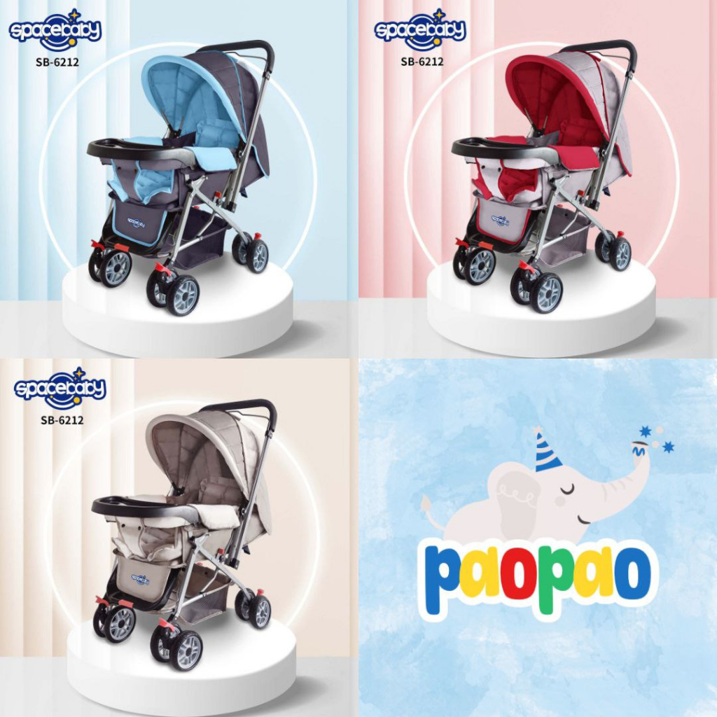 STROLLER SPACE BABY SB 6212 BISA HADAP DUA ARAH