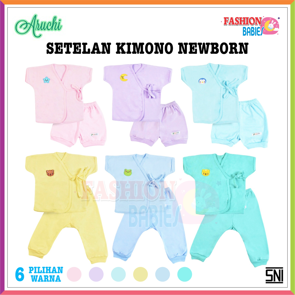 ARUCHI KIMONO SET | SETELAN TALI PENDEK | SETELAN TALI PENDEK PANJANG NEWBORN ❤ Fashionbabies ❤