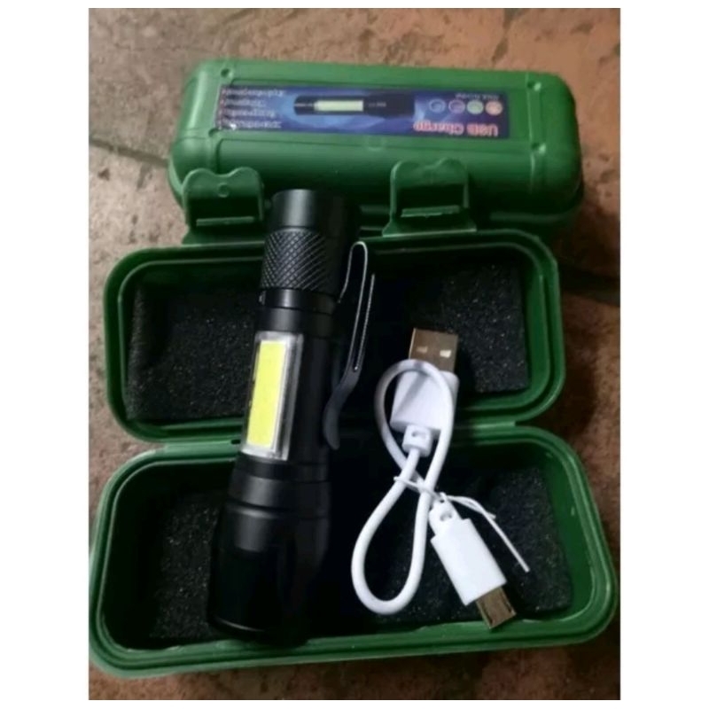 Senter mini USB-senter-helm-senter-kopel