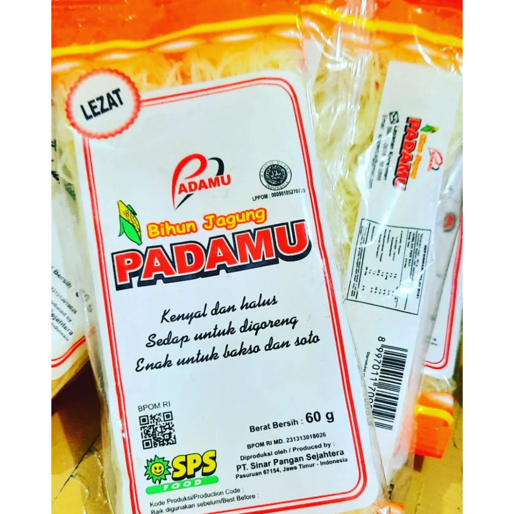 

BIHUN JAGUNG PADAMU* 60GR