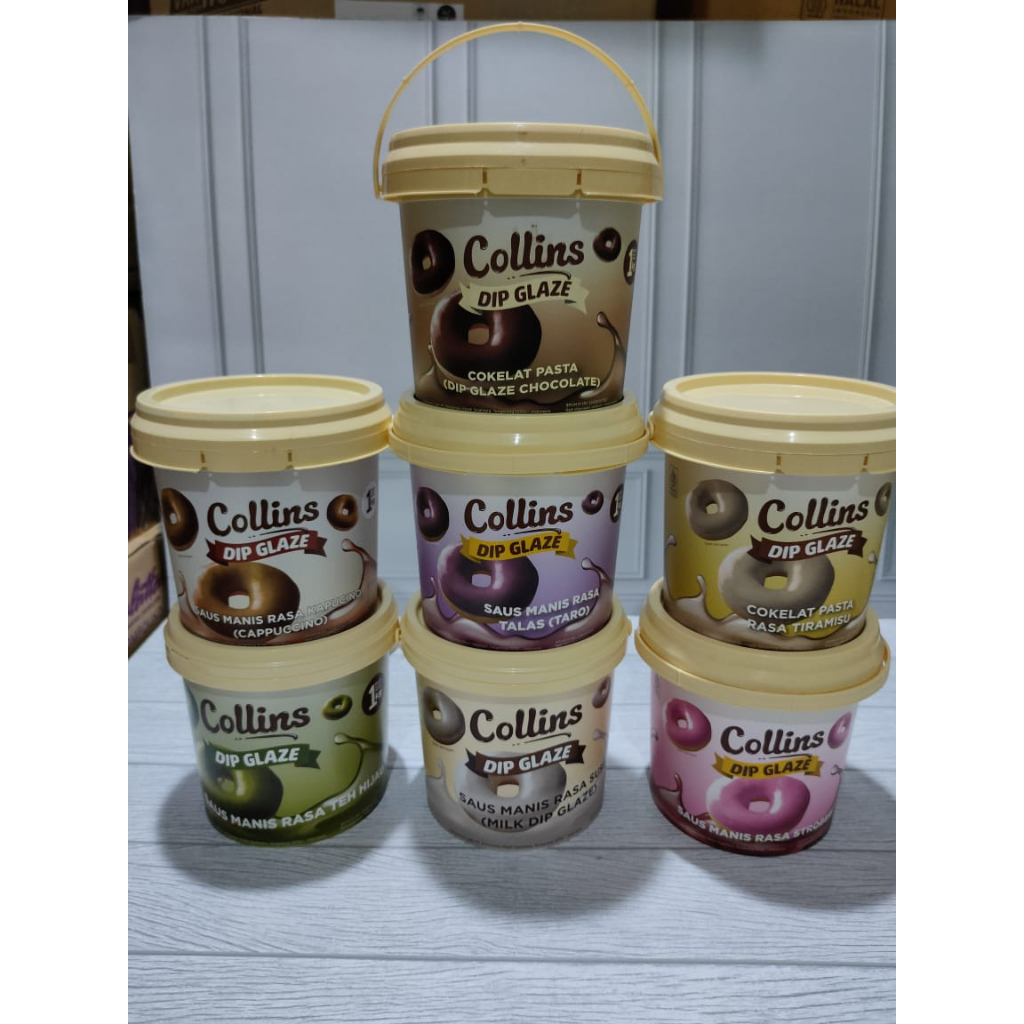 

COLLINS DIP GLAZE ALL VARIANT 1 Kg baca deskripsi