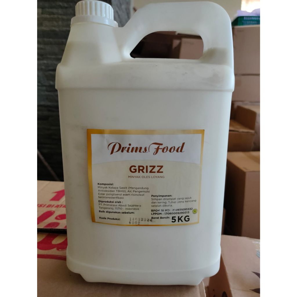 

Minyak Oles Loyang Grizz Prims Food Kemasan Repack 50 gram