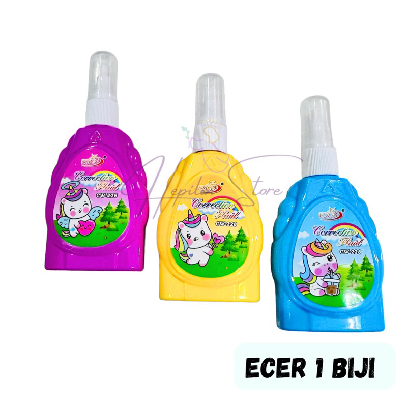 

ESCO Correction Fluid Unicorn ECER 1 Biji / Tip Ex Esco Unicorn / Tipe X Unicorn