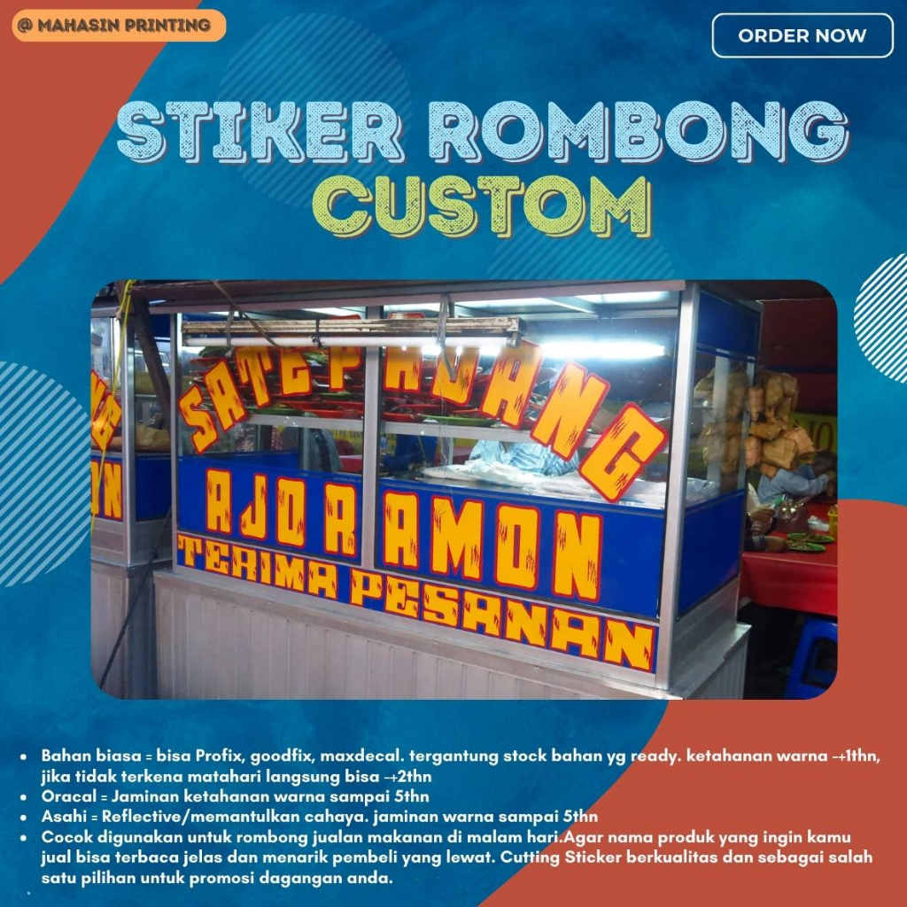 

STIKER ROMBONG HURUF ABJAD CUSTOM FREE DESAIN | STIKER CUTTING ROMBONG BERKUALITAS | CUTTING ORACAL