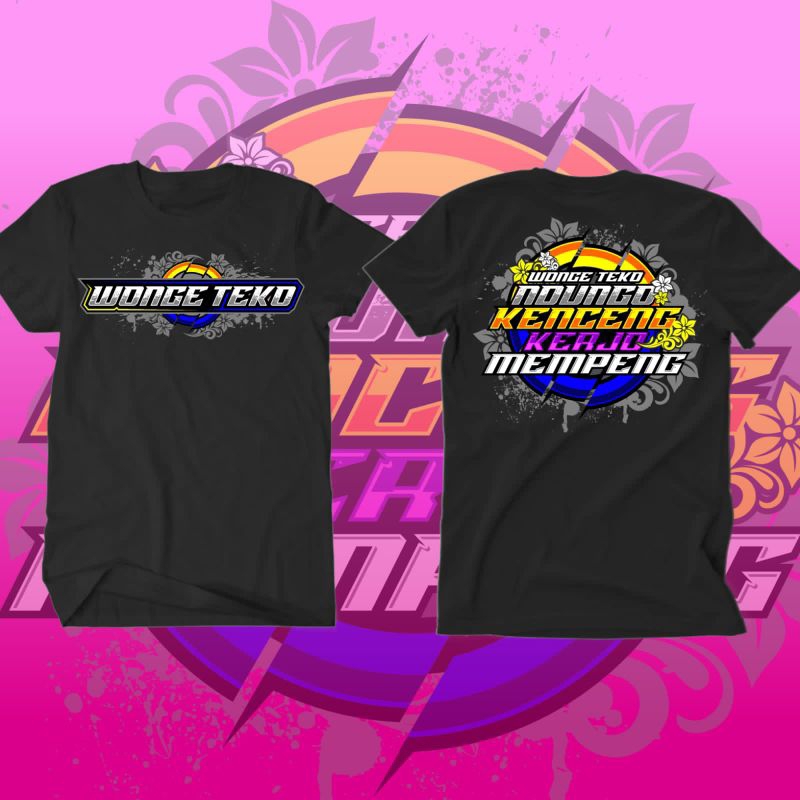 KAOS WONGE TEKO ??? / KAOS SABLON DTF / KAOS WONGE TEKO