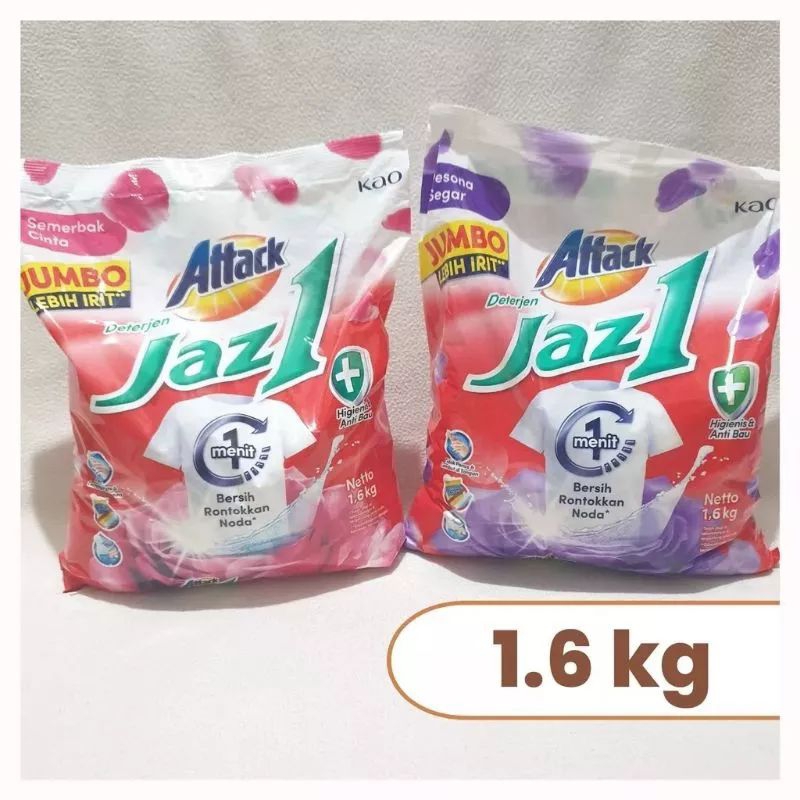 ATTACK JAZZ ONE 1,6KG DETERGEN BUBUK