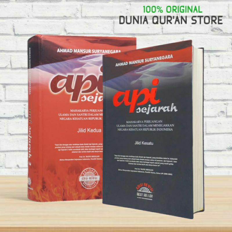 Buku Api Sejarah Jilid 1 dan 2 Lengkap ORIGINAL Api Sejarah Ahmad Mansur Suryanegara