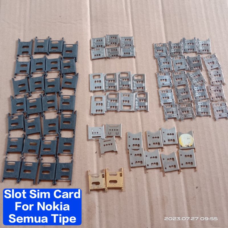 Slot Sim Card Bekas Ori Cabutan Copotan / Nokia Semua Tipe