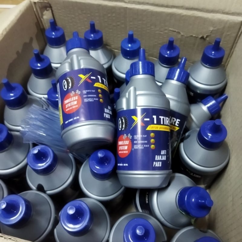 Cairan penambal ban tubles X-1Tire 300ml