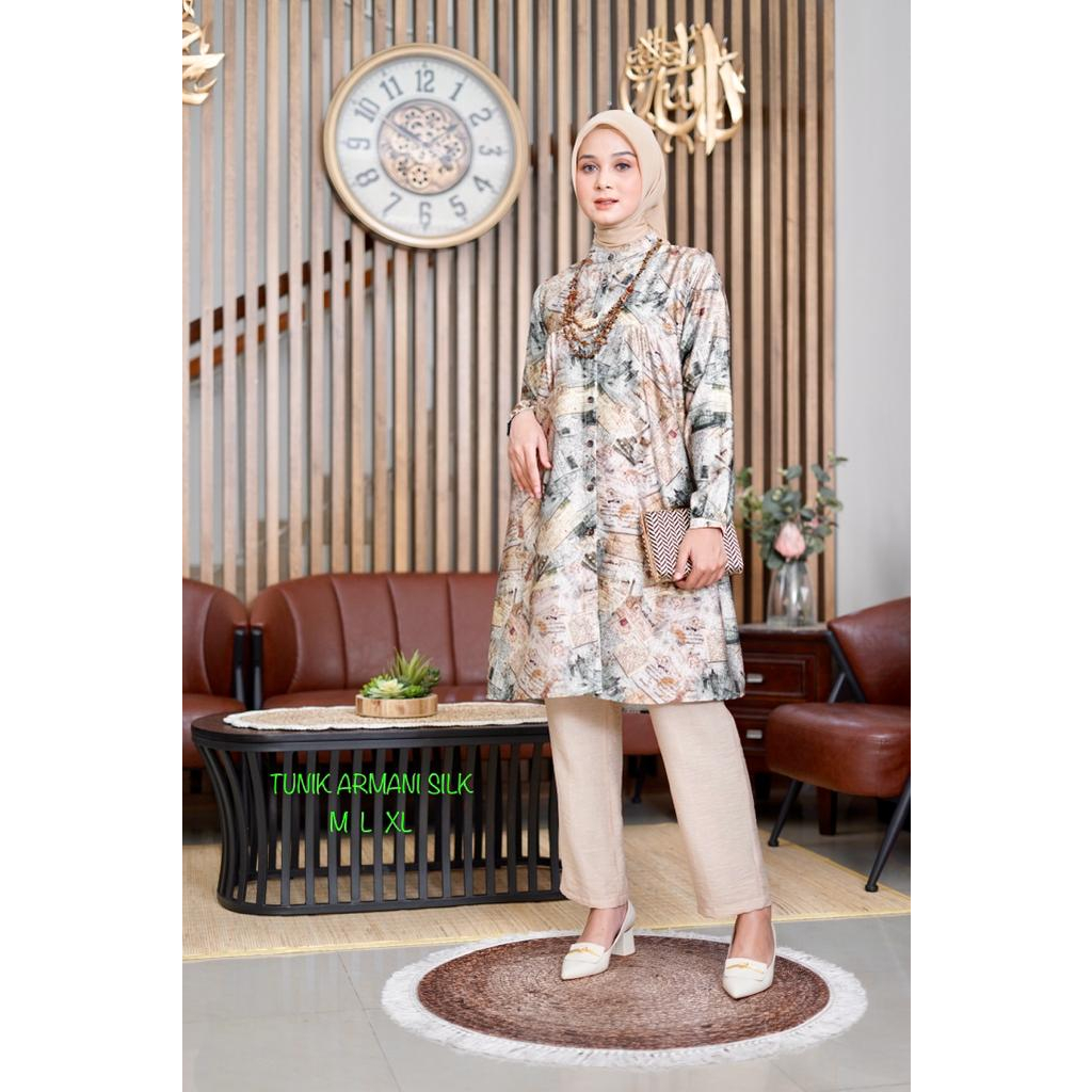 Tunik wanita katun silk premium brand kamari