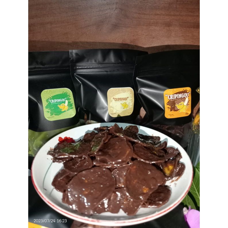 

CripingQu (keripik pisang lumer) 4 Varian Rasa Original, Coklat, Matcha, Tiramizu HALAL, HIGIENIS, EKONOMIS