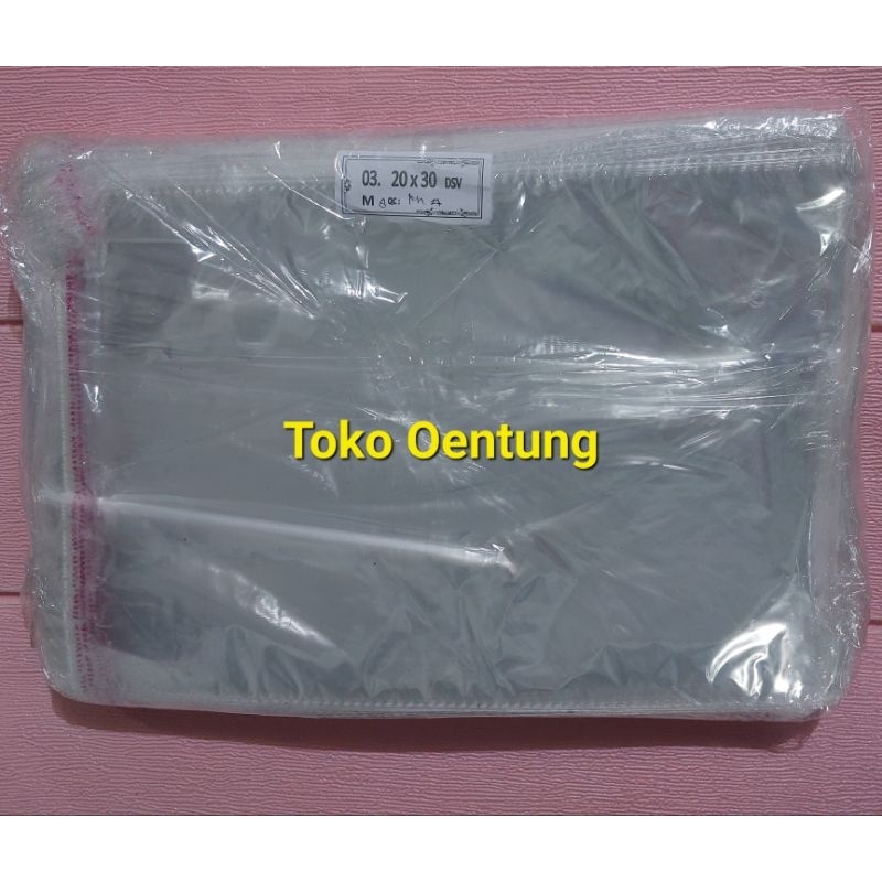 Plastik OPP 03x20x30 dan 03x23x30