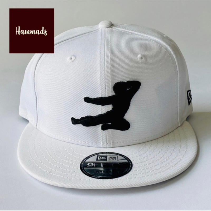 New Era x Bruce Lee Snapback Cap White Size M/L