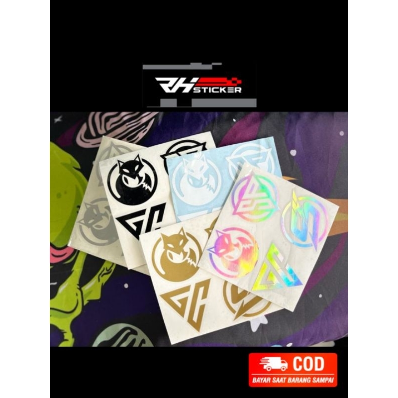 

cutting sticker pack logo logo Kern(isi 4pcs)