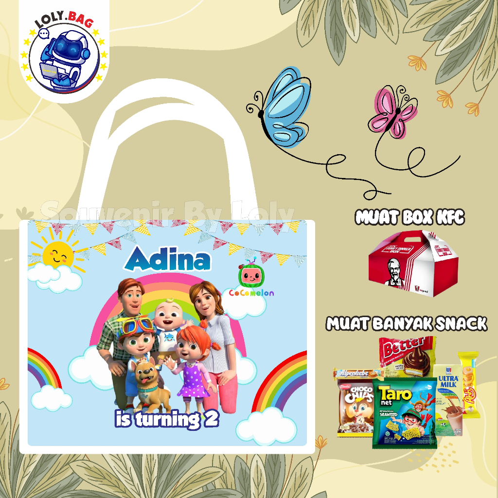 

TAS ULANG TAHUN TERLARIS / ULANG TAHUN ANAK / TEMA COCOMELON